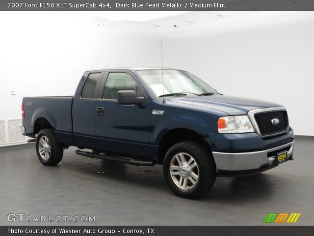 2007 Ford F150 XLT SuperCab 4x4 in Dark Blue Pearl Metallic