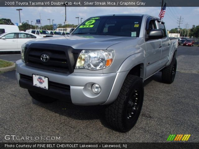 2008 Toyota Tacoma V6 Double Cab 4x4 in Silver Streak Mica
