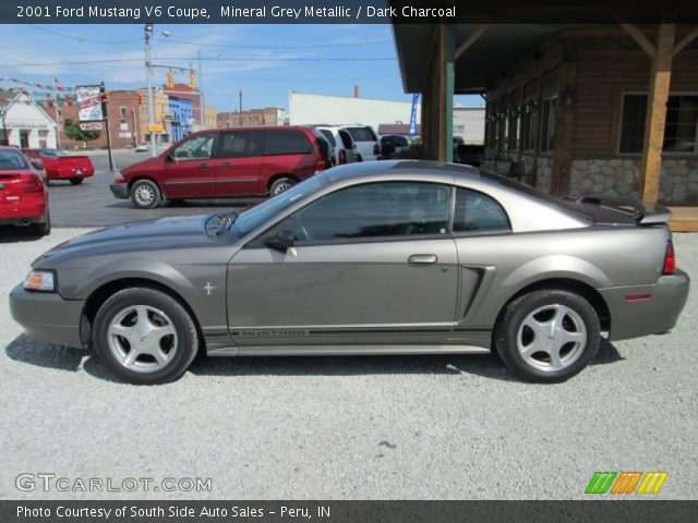 2001 Ford Mustang V6 Coupe in Mineral Grey Metallic