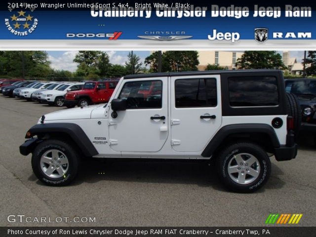 Jeep Wrangler Unlimited White 2014