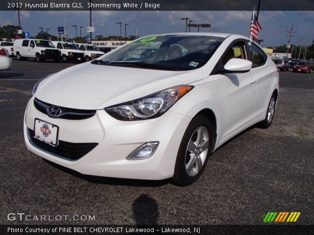 2012 Hyundai Elantra GLS in Shimmering White