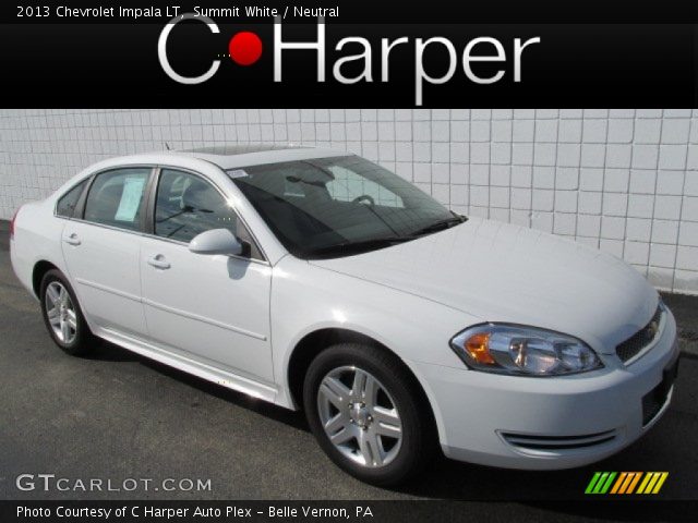 2013 Chevrolet Impala LT in Summit White