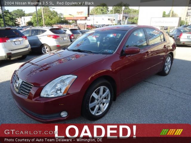 2004 Nissan Maxima 3.5 SL in Red Opulence
