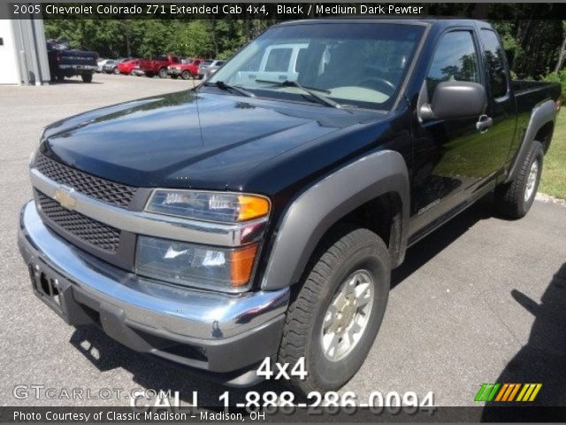 2005 Chevrolet Colorado Z71 Extended Cab 4x4 in Black