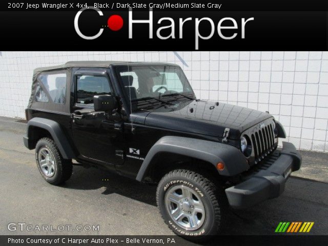 2007 Jeep Wrangler X 4x4 in Black