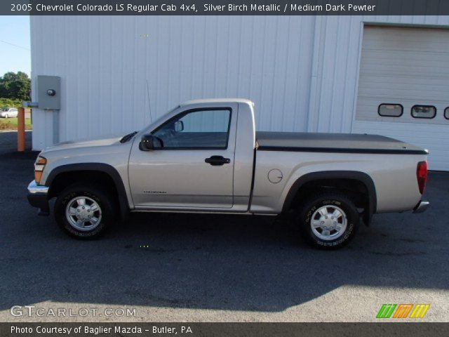 2005 Chevrolet Colorado LS Regular Cab 4x4 in Silver Birch Metallic