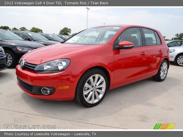 2013 Volkswagen Golf 4 Door TDI in Tornado Red