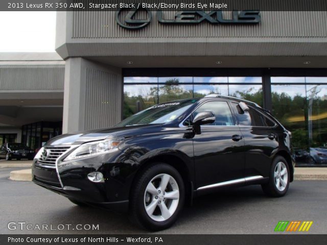 2013 Lexus RX 350 AWD in Stargazer Black