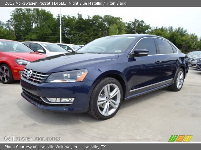 2013 Volkswagen Passat TDI SEL in Night Blue Metallic