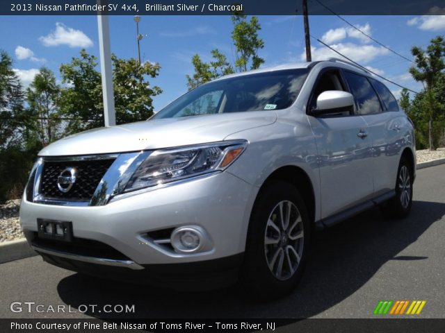 2013 Nissan Pathfinder SV 4x4 in Brilliant Silver