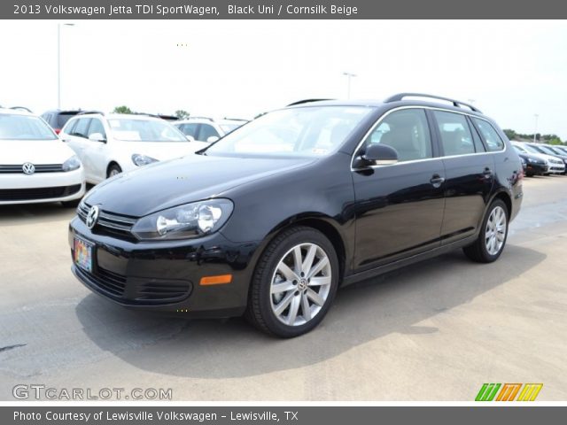 2013 Volkswagen Jetta TDI SportWagen in Black Uni