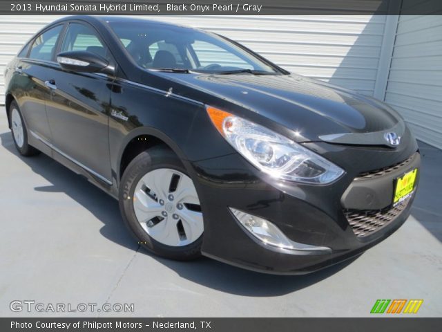 2013 Hyundai Sonata Hybrid Limited in Black Onyx Pearl