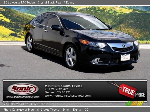 2011 Acura TSX Sedan in Crystal Black Pearl