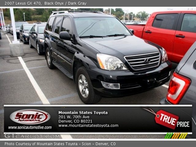 2007 Lexus GX 470 in Black Onyx