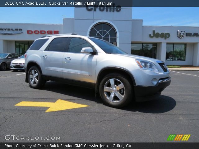 2010 GMC Acadia SLT in Quicksilver Metallic
