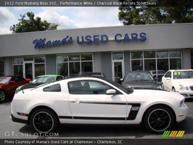 2012 Ford Mustang Boss 302 in Performance White