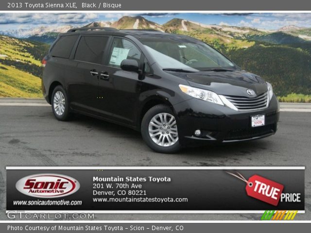 2013 Toyota Sienna XLE in Black