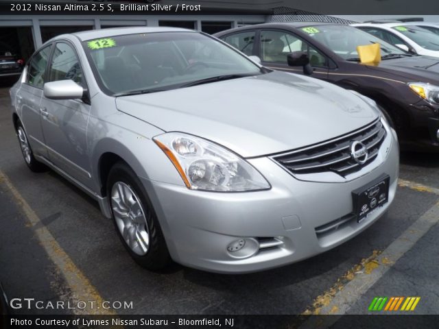 2012 Nissan Altima 2.5 S in Brilliant Silver
