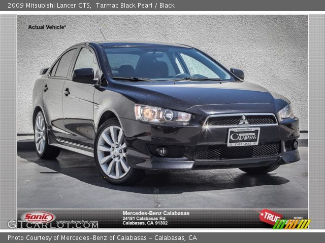 2009 Mitsubishi Lancer GTS in Tarmac Black Pearl