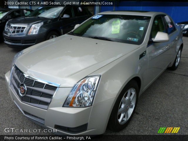 2009 Cadillac CTS 4 AWD Sedan in Gold Mist