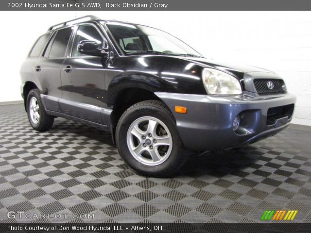 2002 Hyundai Santa Fe GLS AWD in Black Obsidian