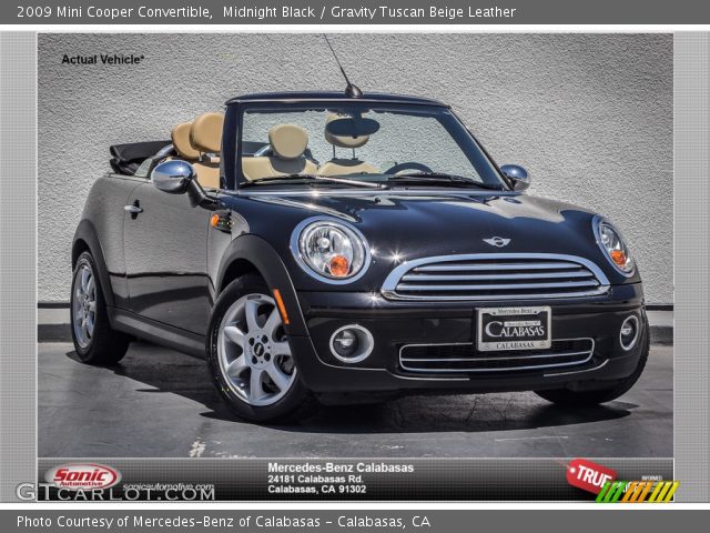 2009 Mini Cooper Convertible in Midnight Black