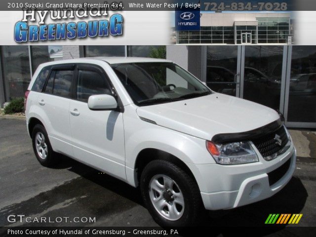 2010 Suzuki Grand Vitara Premium 4x4 in White Water Pearl