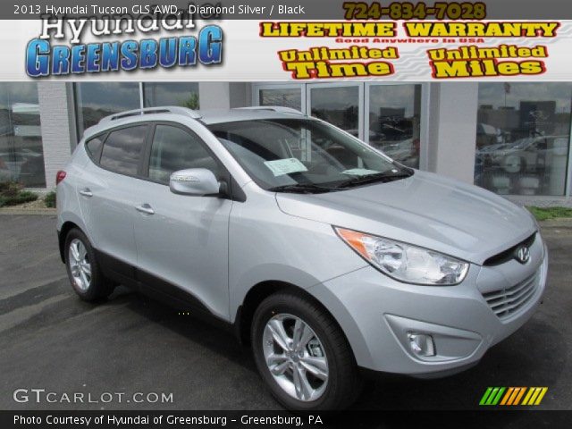 2013 Hyundai Tucson GLS AWD in Diamond Silver