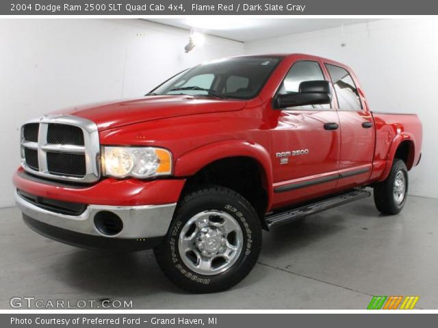 2004 Dodge Ram 2500 SLT Quad Cab 4x4 in Flame Red