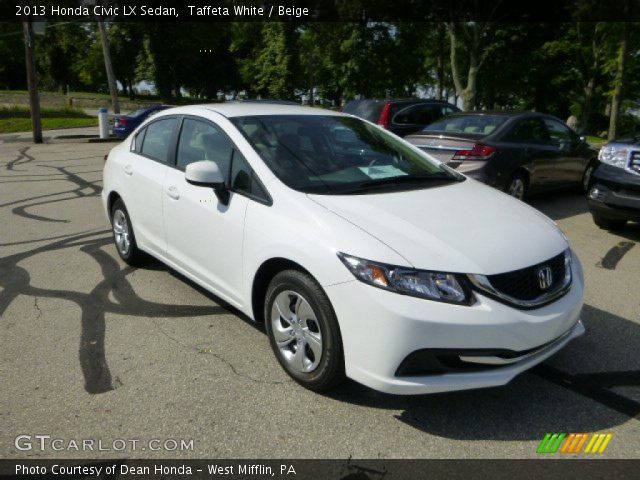 2013 Honda Civic LX Sedan in Taffeta White