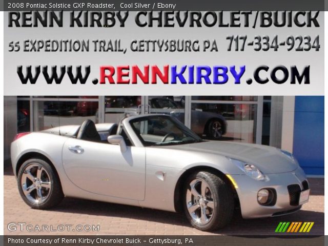 2008 Pontiac Solstice GXP Roadster in Cool Silver