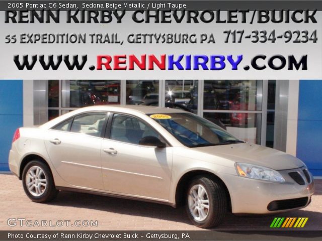 2005 Pontiac G6 Sedan in Sedona Beige Metallic
