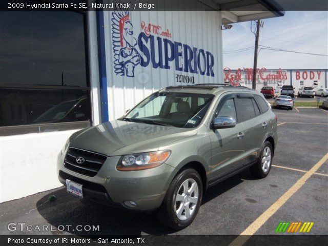 2009 Hyundai Santa Fe SE in Natural Khaki