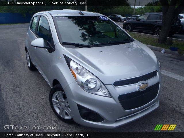 2013 Chevrolet Spark LS in Silver Ice
