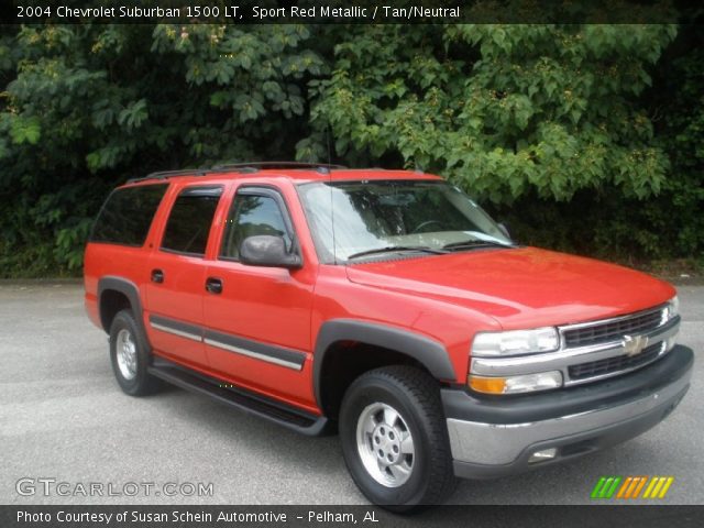 2004 Chevrolet Suburban 1500 LT in Sport Red Metallic
