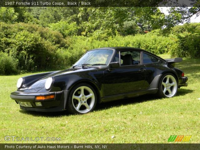 1987 Porsche 911 Turbo Coupe in Black
