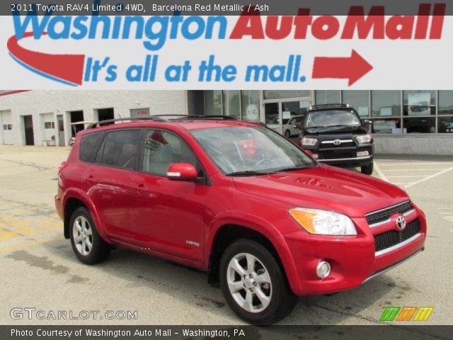 2011 Toyota RAV4 Limited 4WD in Barcelona Red Metallic