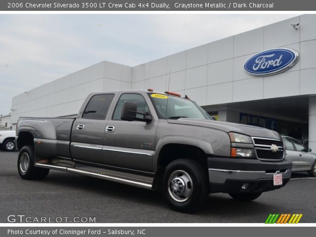 2006 Chevrolet Silverado 3500 LT Crew Cab 4x4 Dually in Graystone Metallic