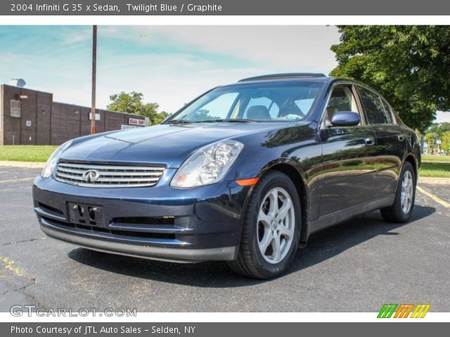 2004 Infiniti G 35 x Sedan in Twilight Blue