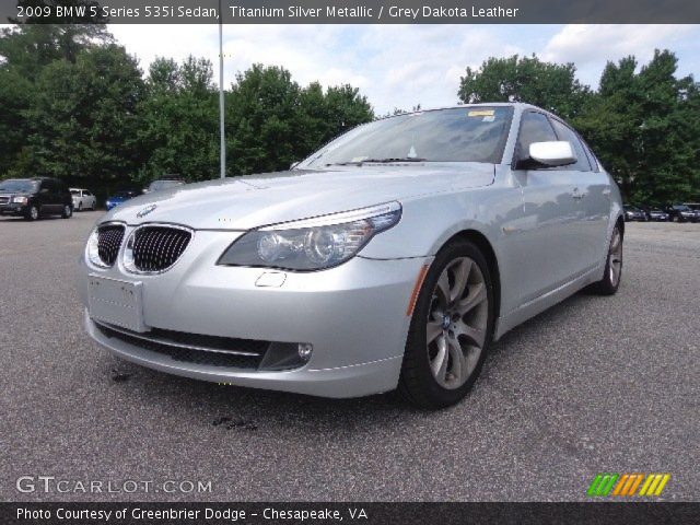 2009 BMW 5 Series 535i Sedan in Titanium Silver Metallic