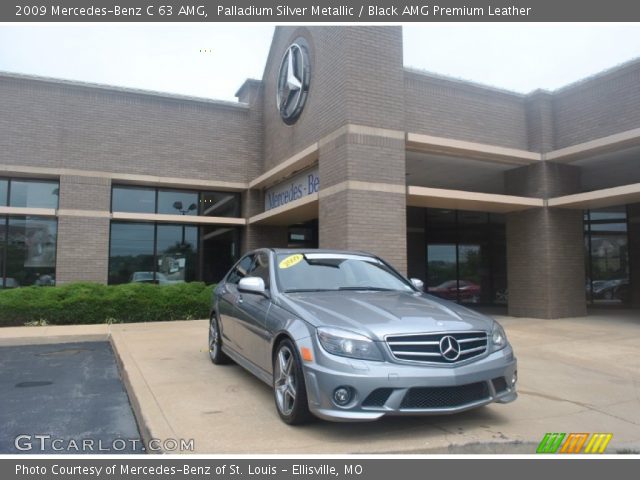 2009 Mercedes-Benz C 63 AMG in Palladium Silver Metallic