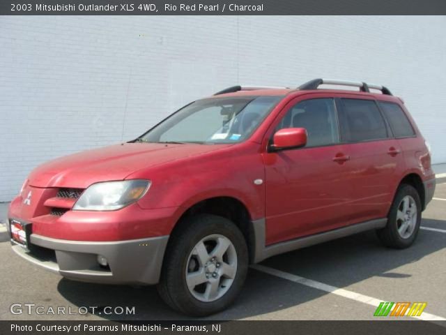 2003 Mitsubishi Outlander XLS 4WD in Rio Red Pearl