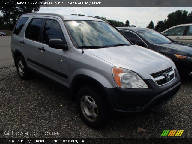 2002 Honda CR-V LX 4WD in Satin Silver Metallic