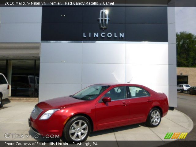 2010 Mercury Milan V6 Premier in Red Candy Metallic