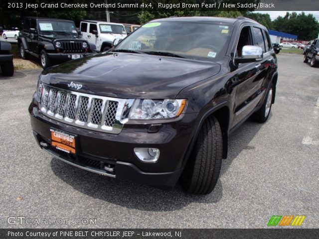 2013 Jeep Grand Cherokee Overland Summit 4x4 in Rugged Brown Pearl