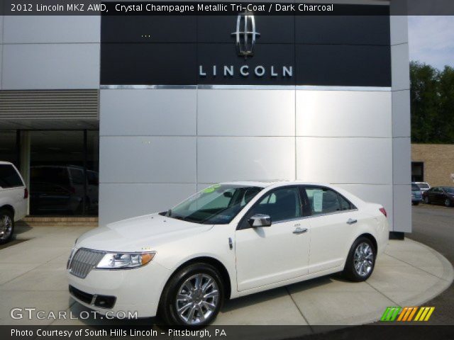 2012 Lincoln MKZ AWD in Crystal Champagne Metallic Tri-Coat