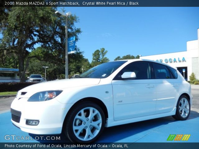 2008 Mazda MAZDA3 s Sport Hatchback in Crystal White Pearl Mica