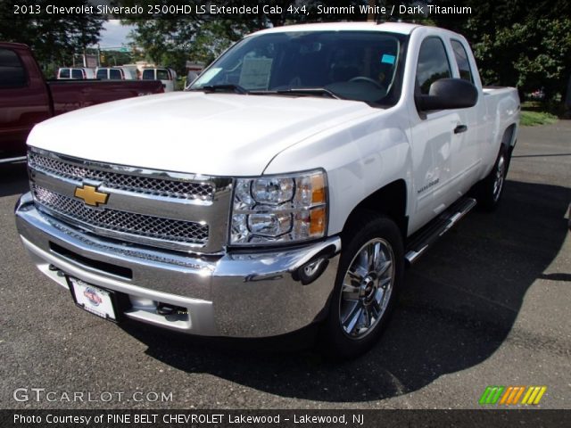 2013 Chevrolet Silverado 2500HD LS Extended Cab 4x4 in Summit White