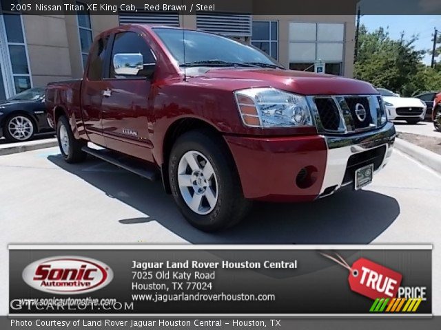 2005 Nissan Titan XE King Cab in Red Brawn