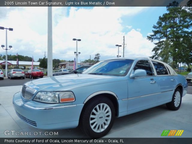 2005 Lincoln Town Car Signature in Light Ice Blue Metallic